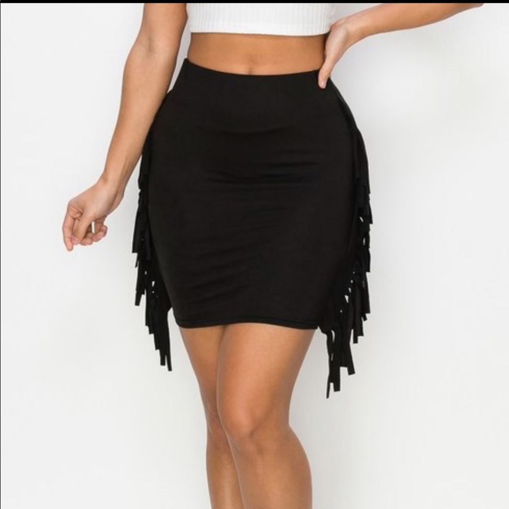 Coco Mini Fringe Skirt